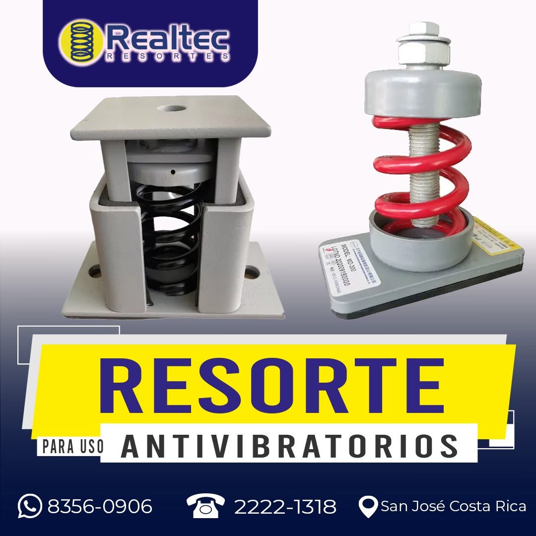 Resortes antivibratorios