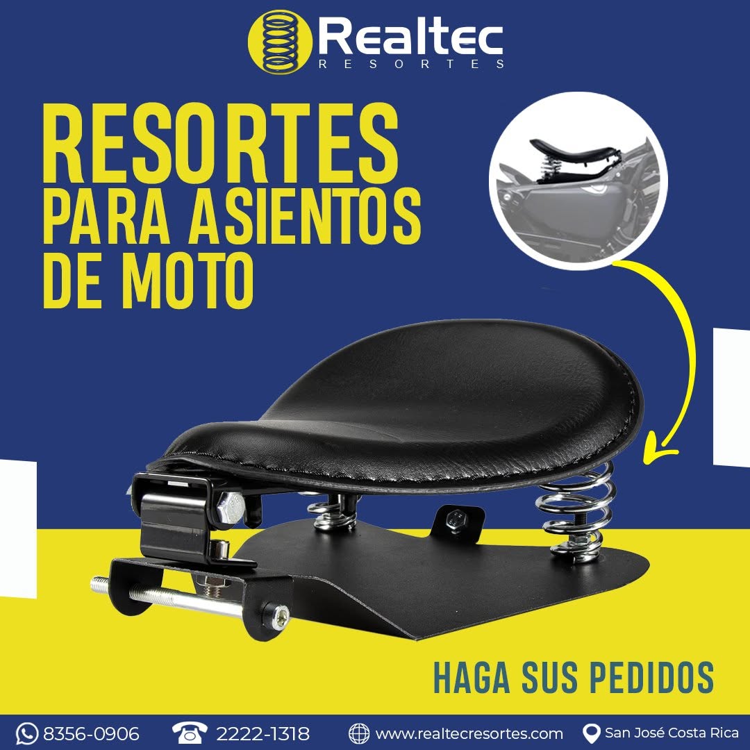 Resortes para asientos de moto